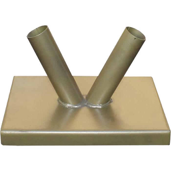 Indoor Flag Pole - 2 Pole Base 2.5M Brass